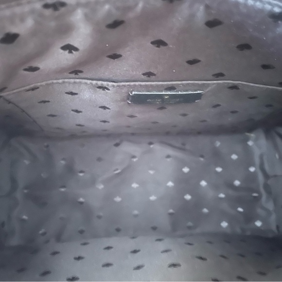 Kate Spade Flash Black Glitter Saffiano Pvc Shoulder Tote Bag Handbag Purse - Picture 2 of 8